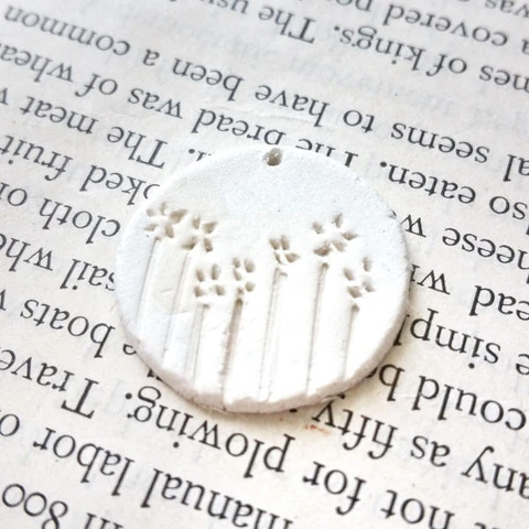 Learn how to make your own air dry clay earrings in this post!